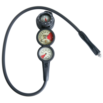3-Gauge In-Line Dive Console W/ FS-2 Compass